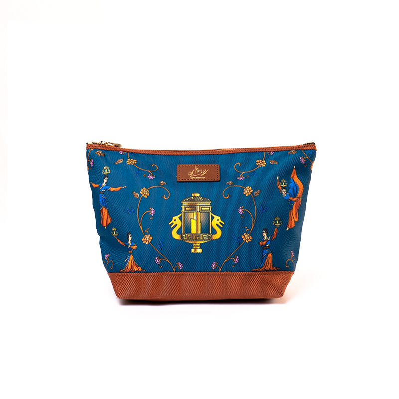 漢麗舞燈化妝包-藍