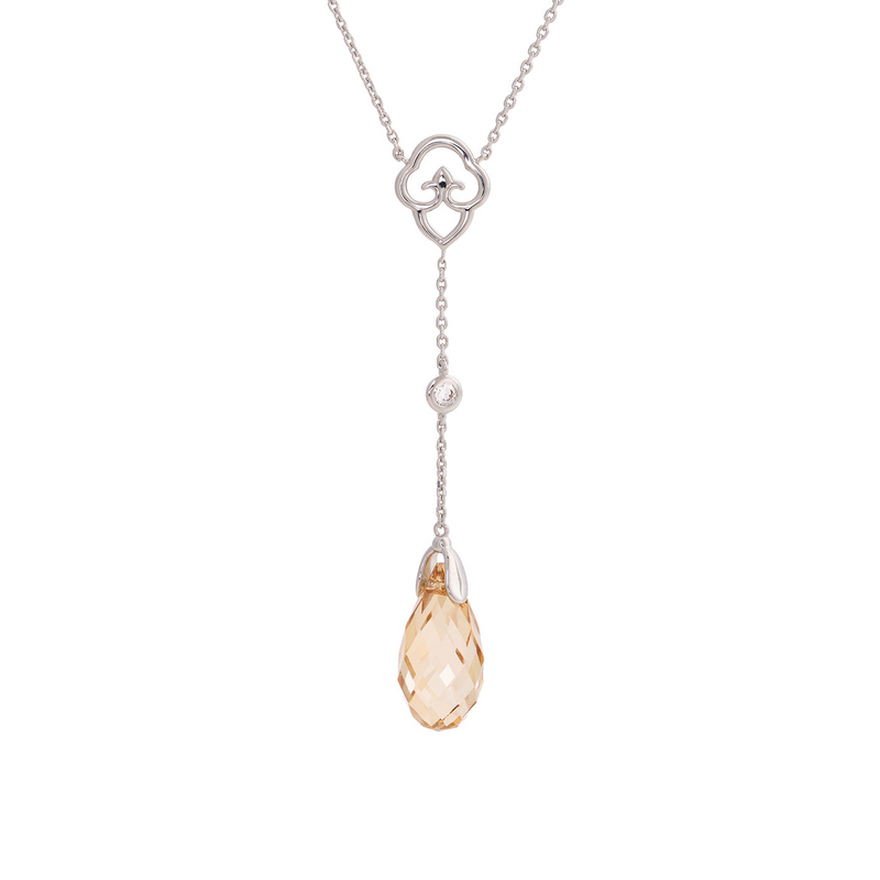 天女流蘇項鍊-香檳